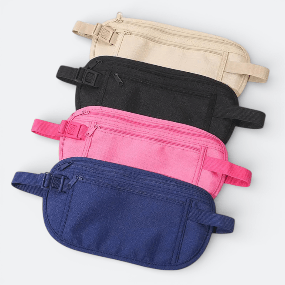 Ceinture de Voyage Antivol Rose Vif - | AïtaVia