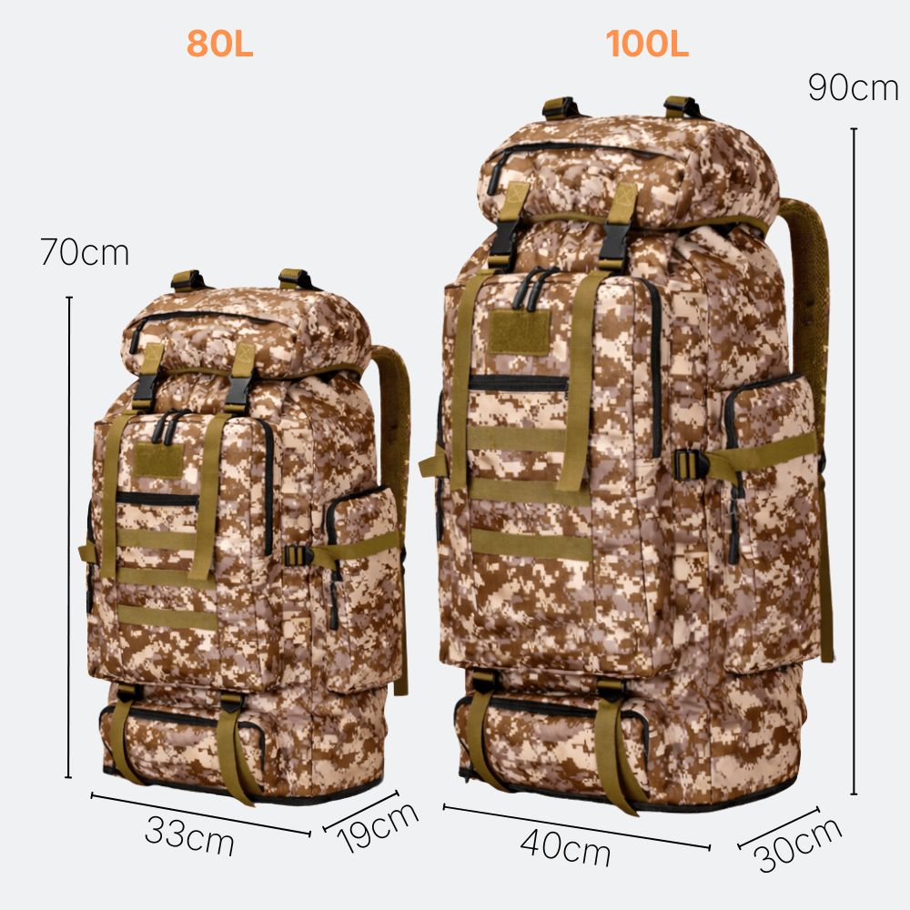 Grand Sac à Dos Homme Alpinisme Noir Charbon - | AïtaVia