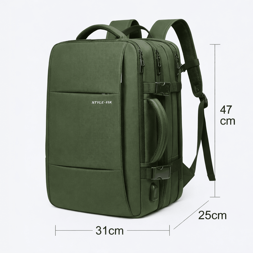 Sac à Dos Grande Capacité Antivol Bleu Ardoise Foncé - | AïtaVia