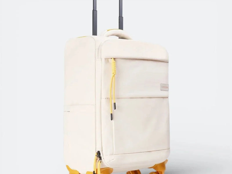 Valise cabine 4 roues beige ivoire