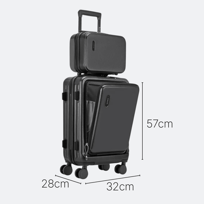 Bagage à Main Serrure TSA Bleu Gris - | AïtaVia