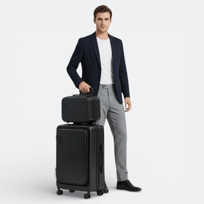 Bagage à Main Serrure TSA Bleu Gris - | AïtaVia