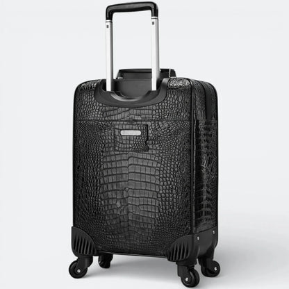 Bagage Voyage Cuir Homme Noir Profond - | AïtaVia