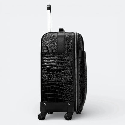 Bagage Voyage Cuir Homme Noir Profond - | AïtaVia