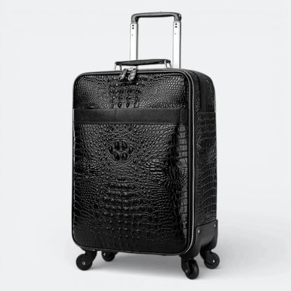 Bagage Voyage Cuir Homme Noir Profond - | AïtaVia
