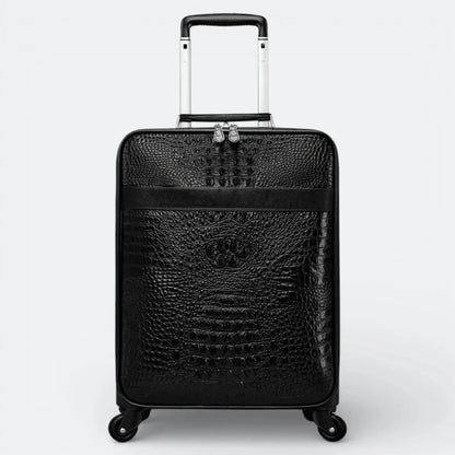 Bagage Voyage Cuir Homme Noir Profond - | AïtaVia