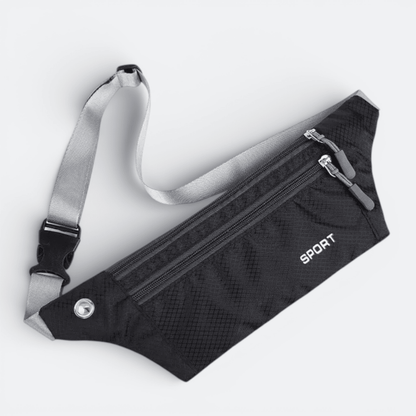 Banane de Voyage Ceinture Noir Charbon - | AïtaVia
