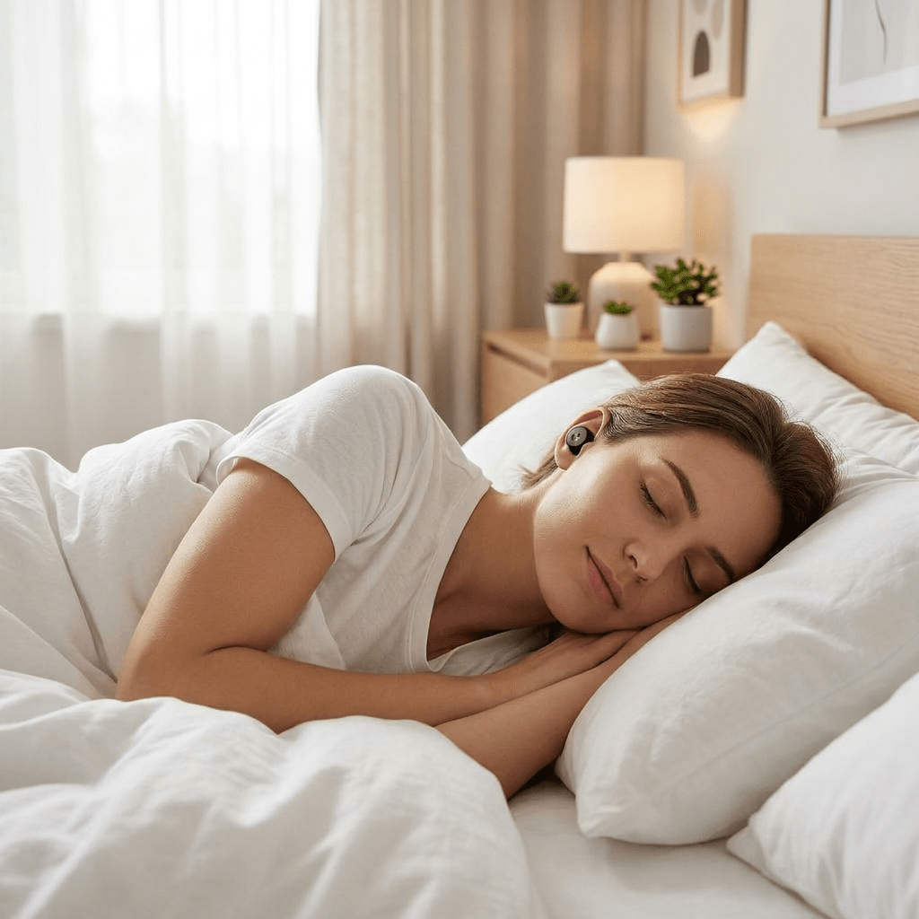 Bouchons Oreille Confortable Noir Profond - | AïtaVia