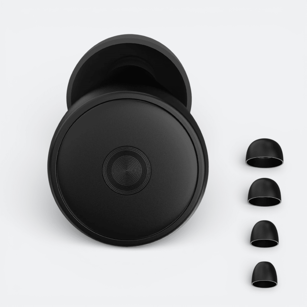 Bouchons Oreille Confortable Noir Profond - | AïtaVia
