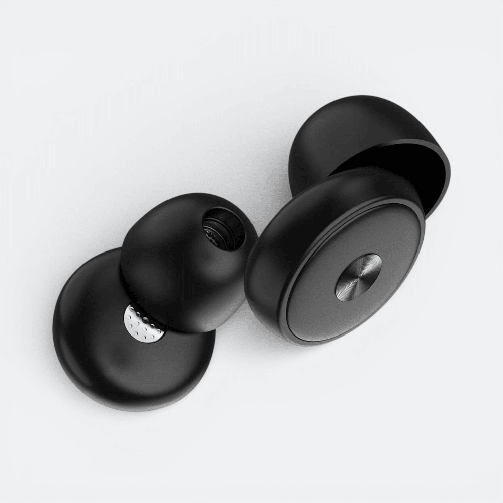 Bouchons Oreille Confortable Noir Profond - | AïtaVia