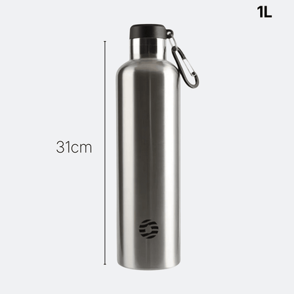 Bouteille Isotherme Inox Bleu Cristal - | AïtaVia