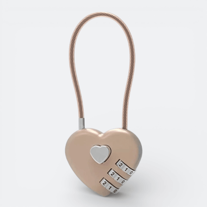 Cadenas Valise 3 Chiffres Sable Rosé - | AïtaVia