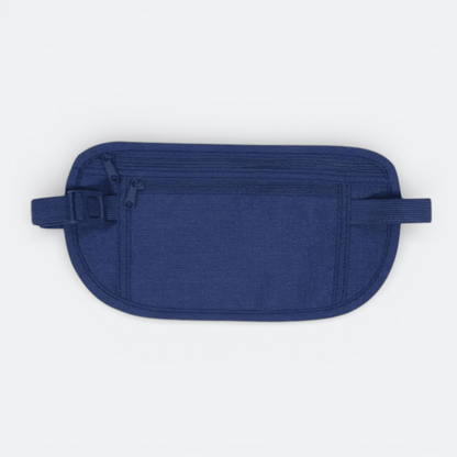 Ceinture de Voyage Antivol Bleu Profond - | AïtaVia