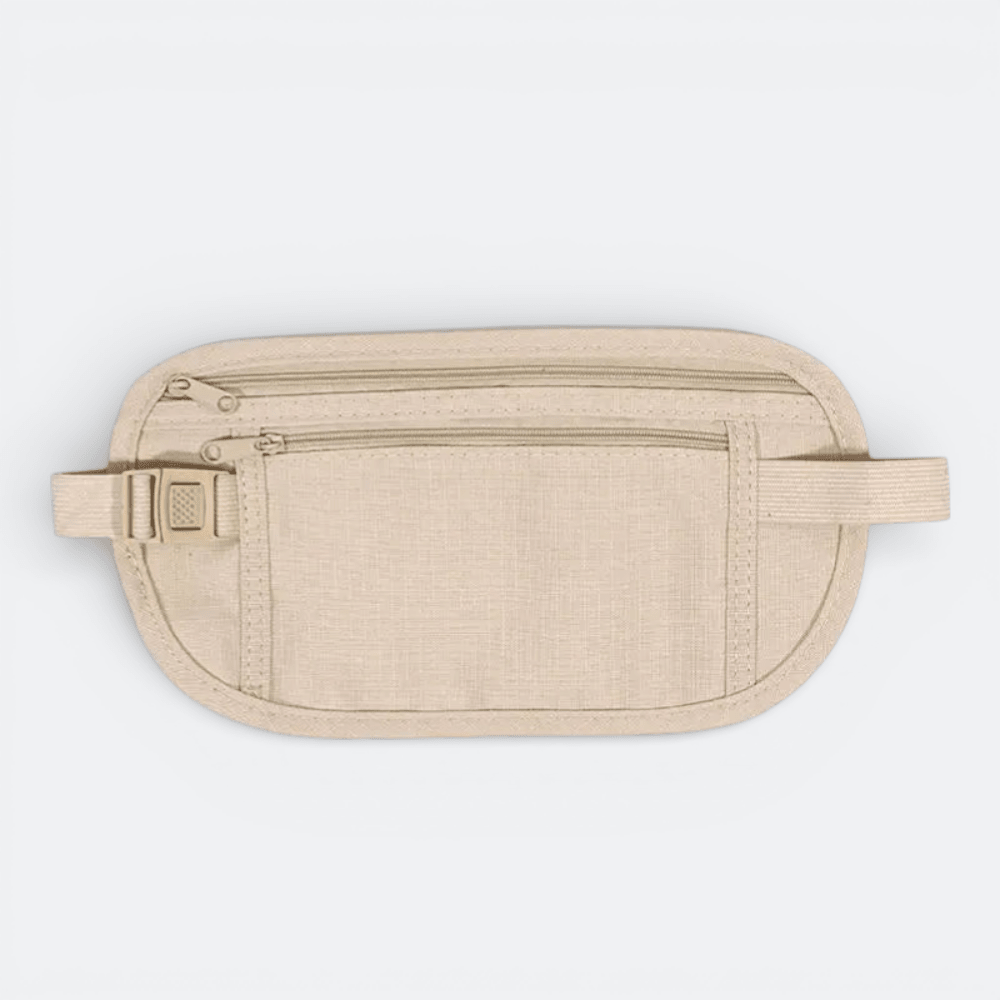 Ceinture de Voyage Antivol Ivoire Sable - | AïtaVia