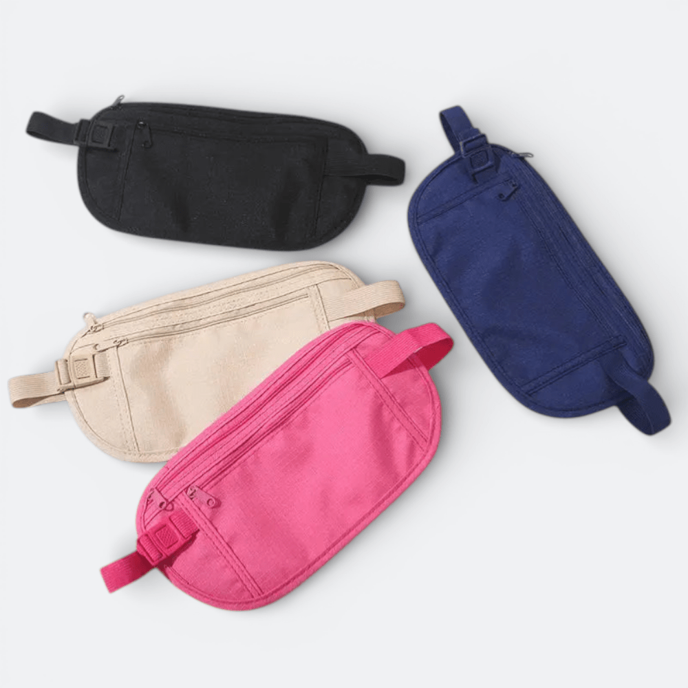 Ceinture de Voyage Antivol Rose Vif - | AïtaVia