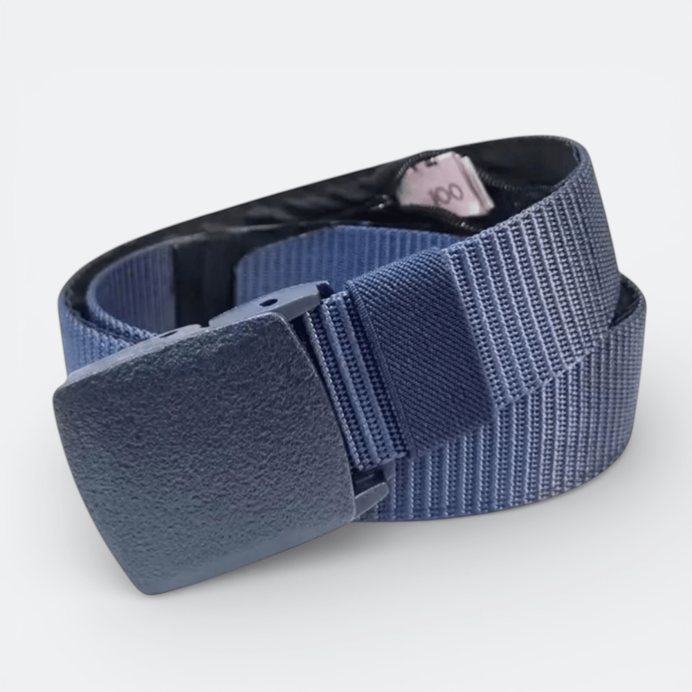 Ceinture de Voyage porte pour Argent Bleu Gris - | AïtaVia