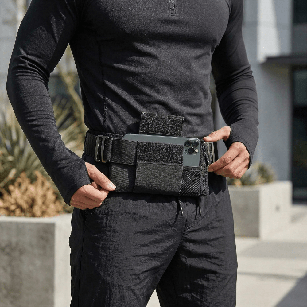 Ceinture de Voyage Téléphone Noir Charbon - | AïtaVia