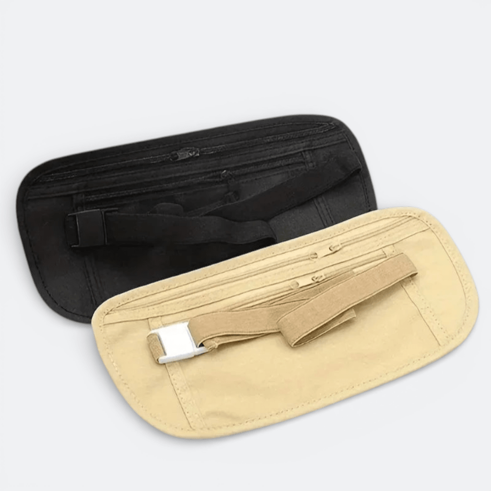 Ceinture de Voyage Trekking Jaune Sable - | AïtaVia
