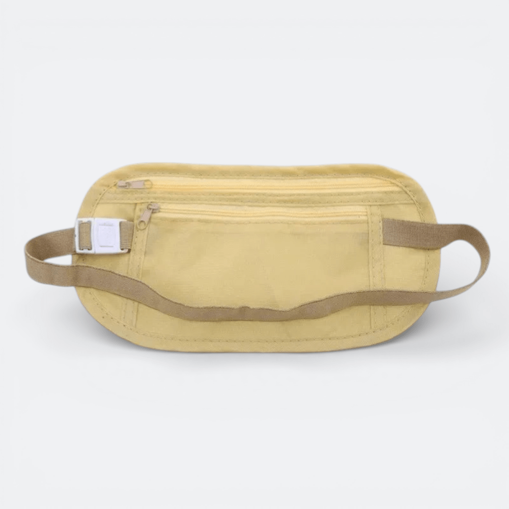Ceinture de Voyage Trekking Jaune Sable - | AïtaVia
