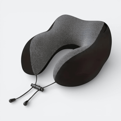 Coussin de Voyage avec Capuche Gris Pierre - | AïtaVia