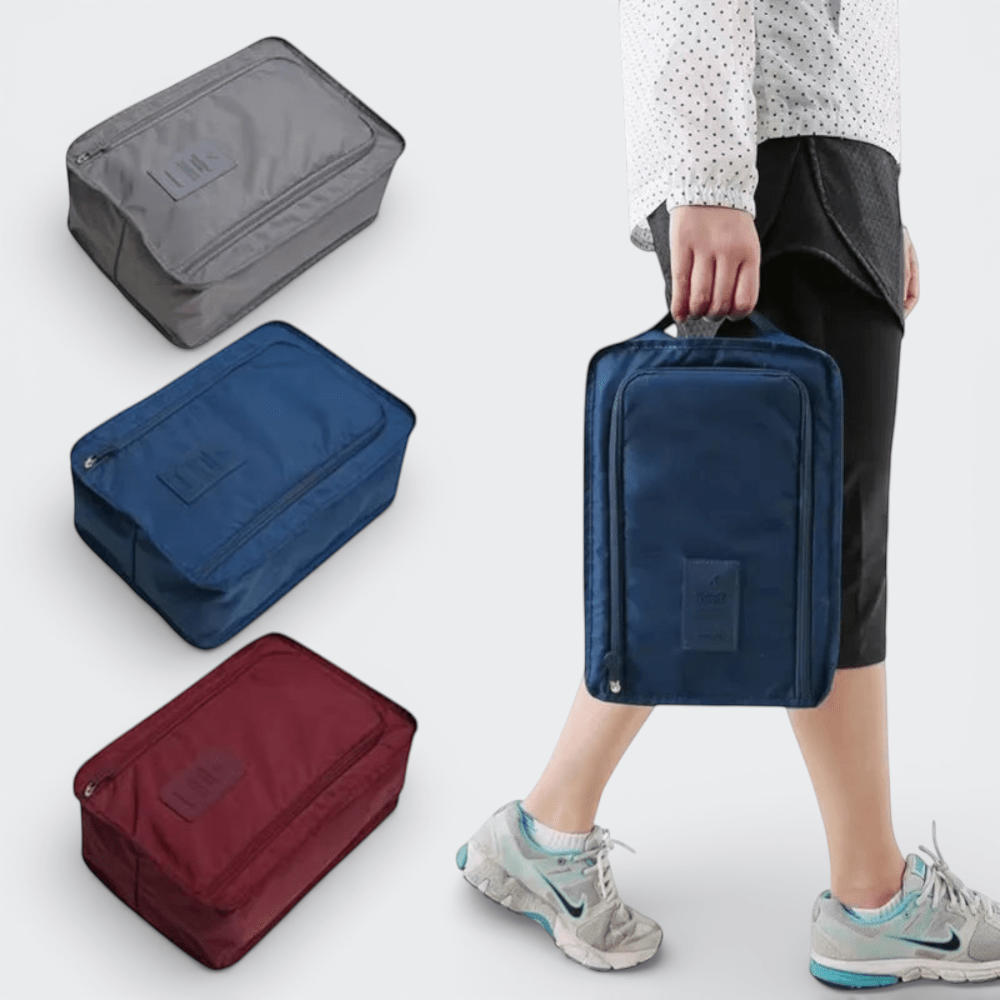Etui A Chaussure De Voyage Bordeaux Foncé - | AïtaVia