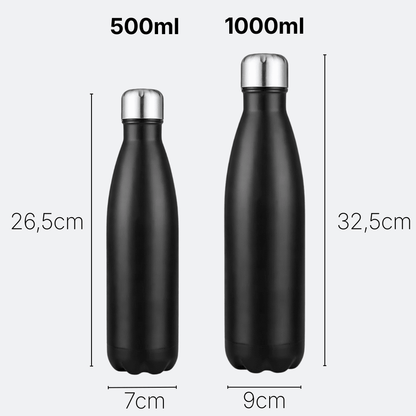 Gourde Isotherme Inox Rose Vif - | AïtaVia