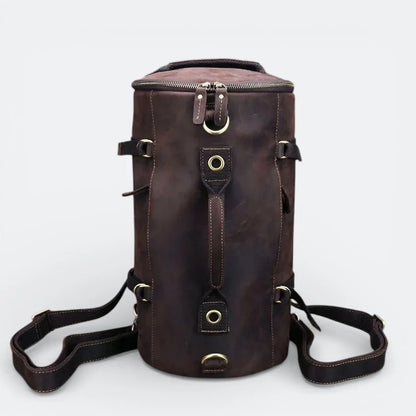 Grand Sac à Dos Cuir Homme Brun Acajou - | AïtaVia