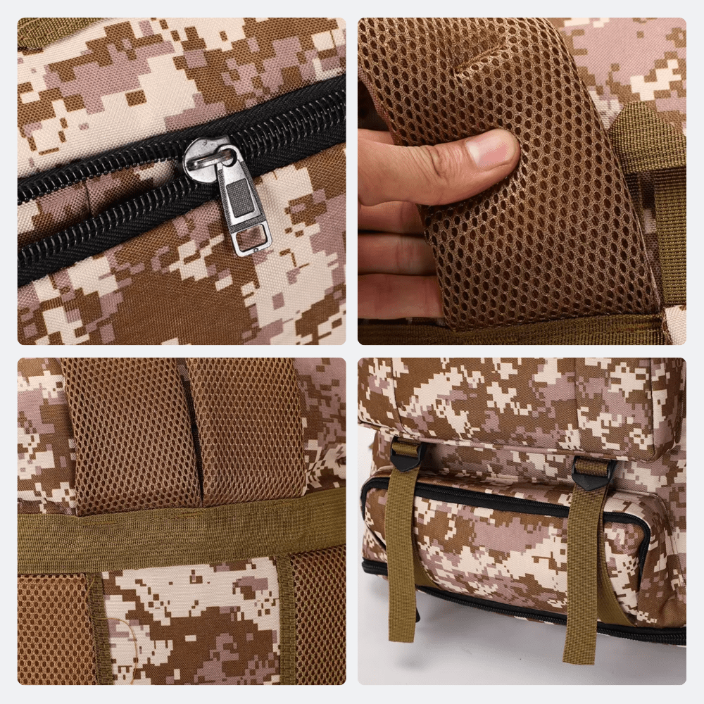 Grand Sac à Dos Homme Alpinisme Noir Charbon - | AïtaVia