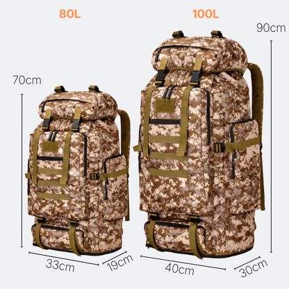 Grand Sac à Dos Homme Alpinisme Noir Charbon - | AïtaVia