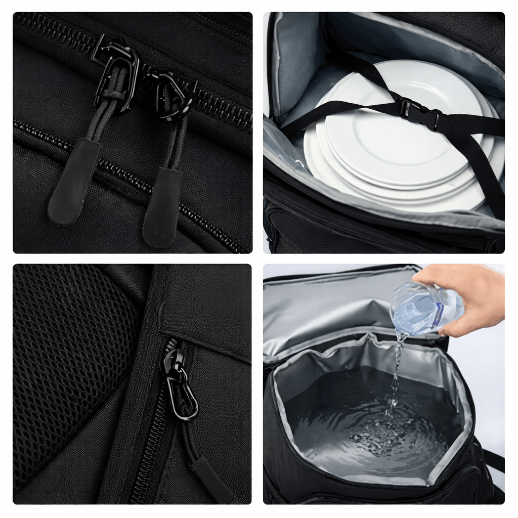 Grand Sac à Dos Isotherme Gris Clair - | AïtaVia