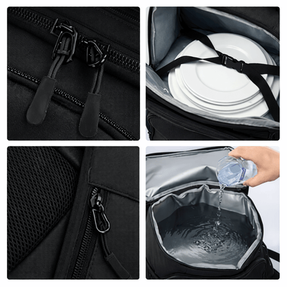 Grand Sac à Dos Isotherme Gris Clair - | AïtaVia