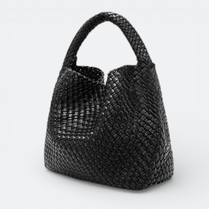 Grand Sac à Main Femme Cuir Souple Argent Fumé - | AïtaVia