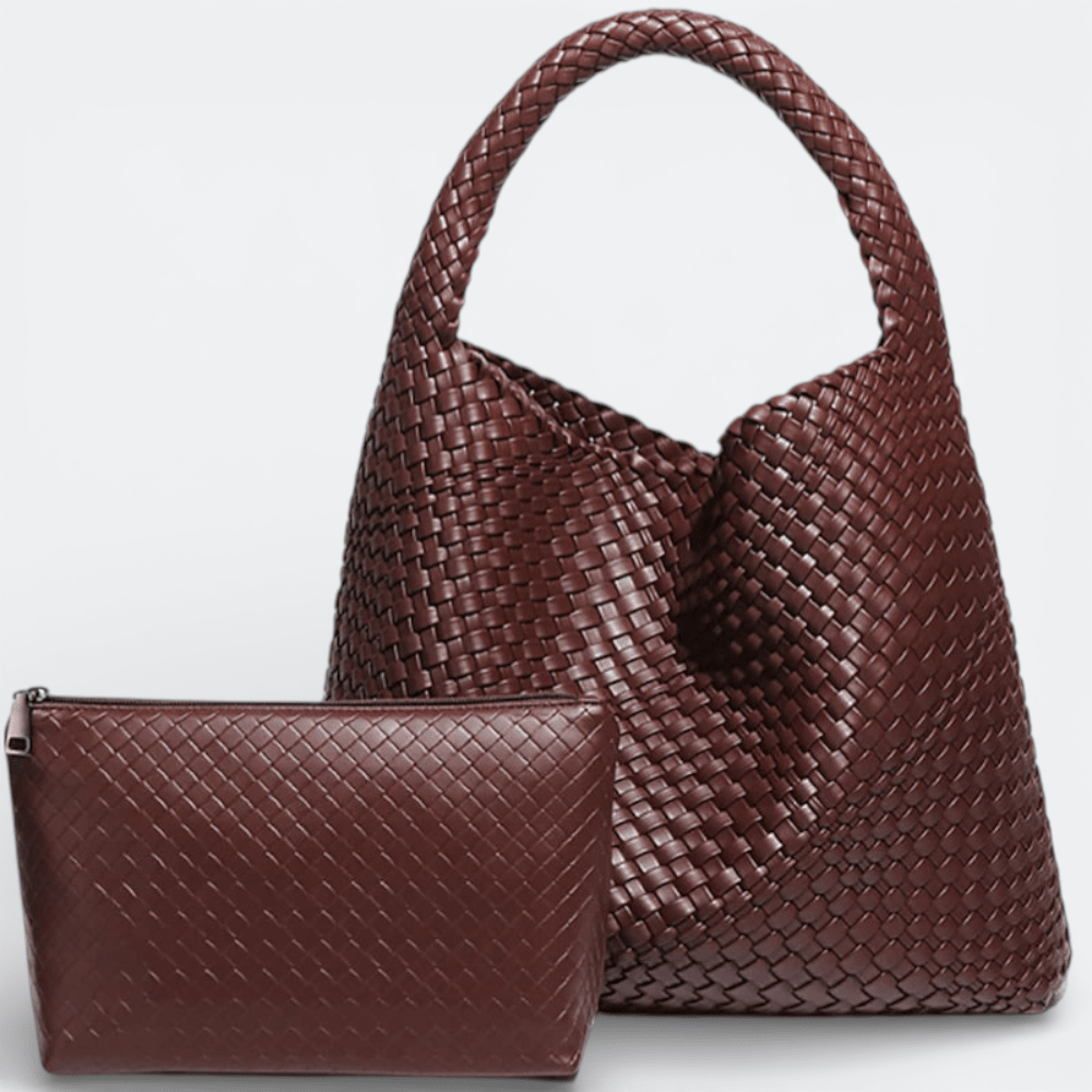 Grand Sac à Main Femme Cuir Souple Brun Terreux - | AïtaVia