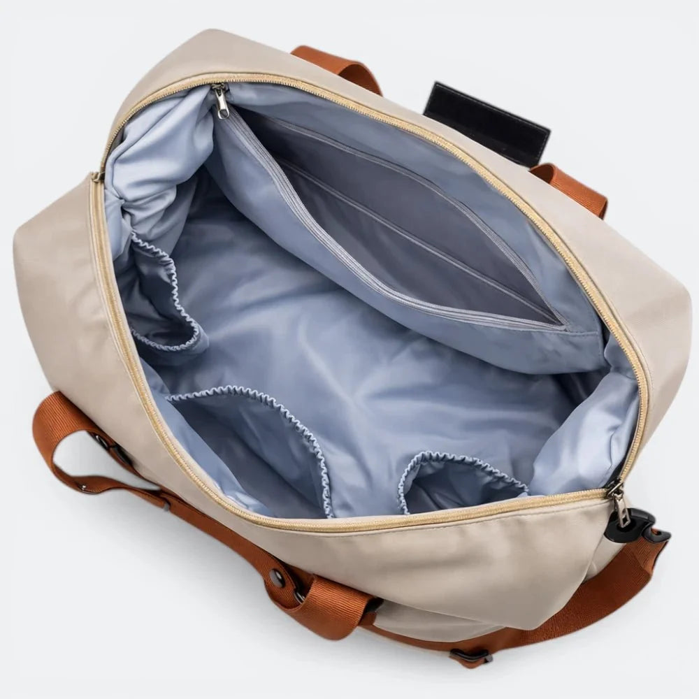 Grand Sac de Sport Homme Gris Clair - | AïtaVia