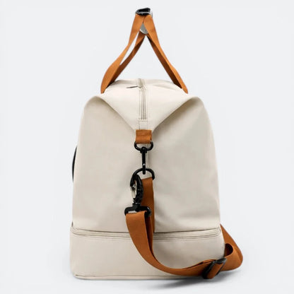 Grand Sac de Sport Homme Gris Clair - | AïtaVia