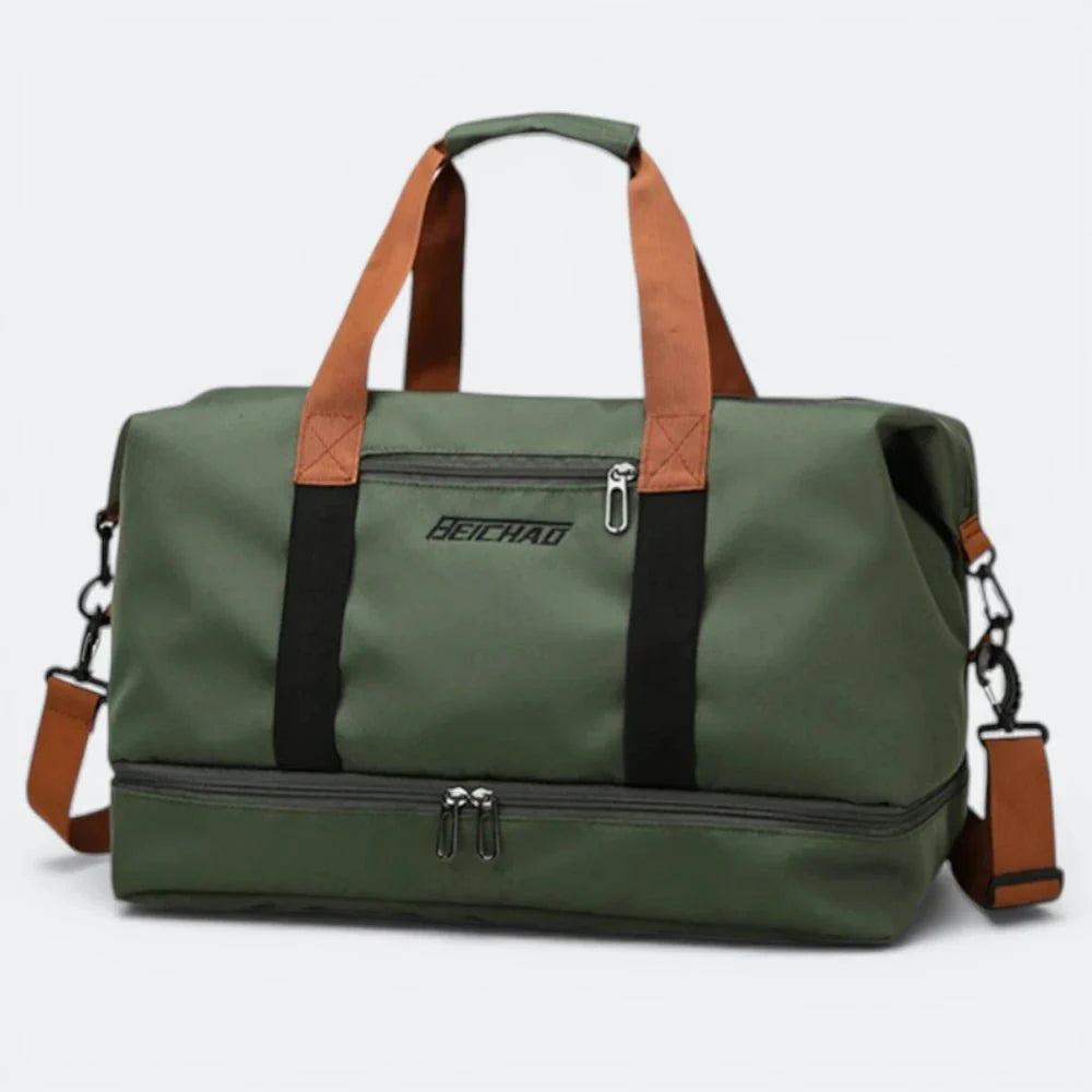 Grand Sac de Sport Homme Vert Lichen - | AïtaVia