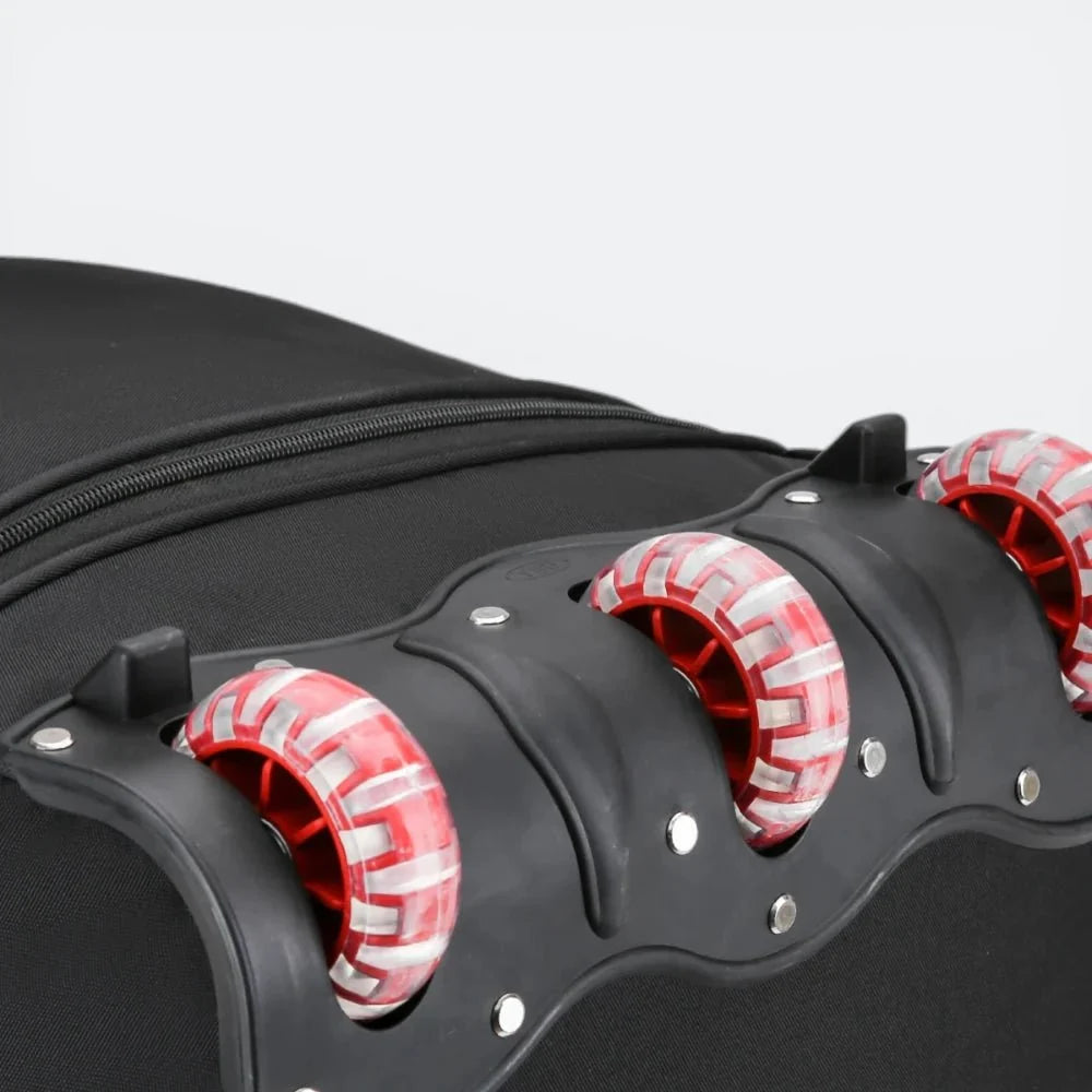 Grand Sac de Voyage a Roulette Brun Patiné - | AïtaVia