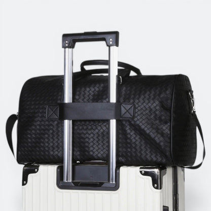 Grand Sac de Voyage Cuir Homme Noir - | AïtaVia