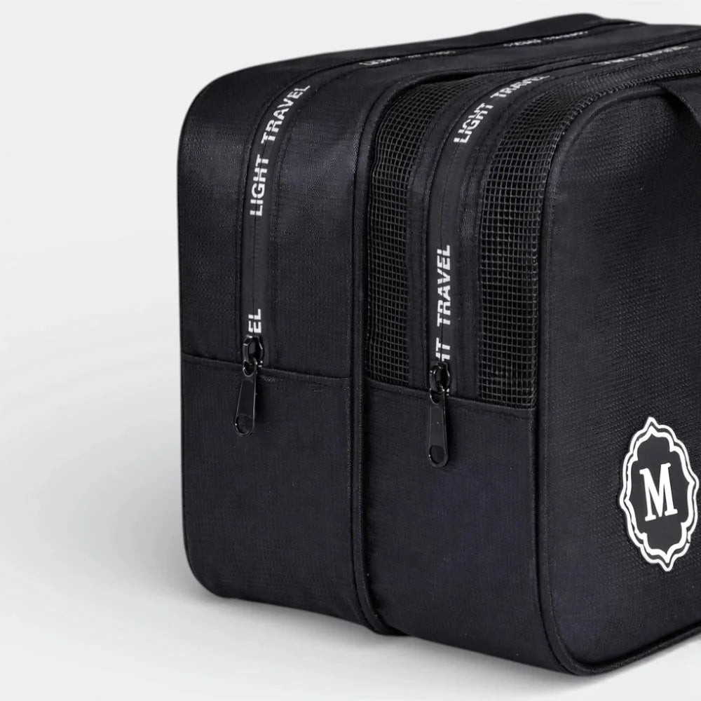 Grande Trousse de Maquillage Noir Profond - | AïtaVia