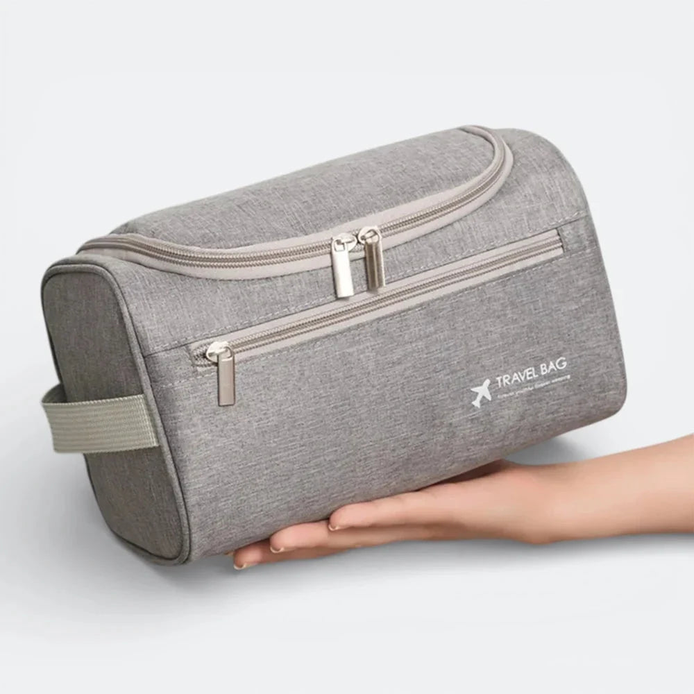 Grande Trousse de Toilette de Voyage Bleu Ardoise - | AïtaVia
