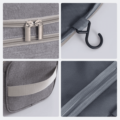 Grande Trousse de Toilette de Voyage Bleu Ardoise - | AïtaVia