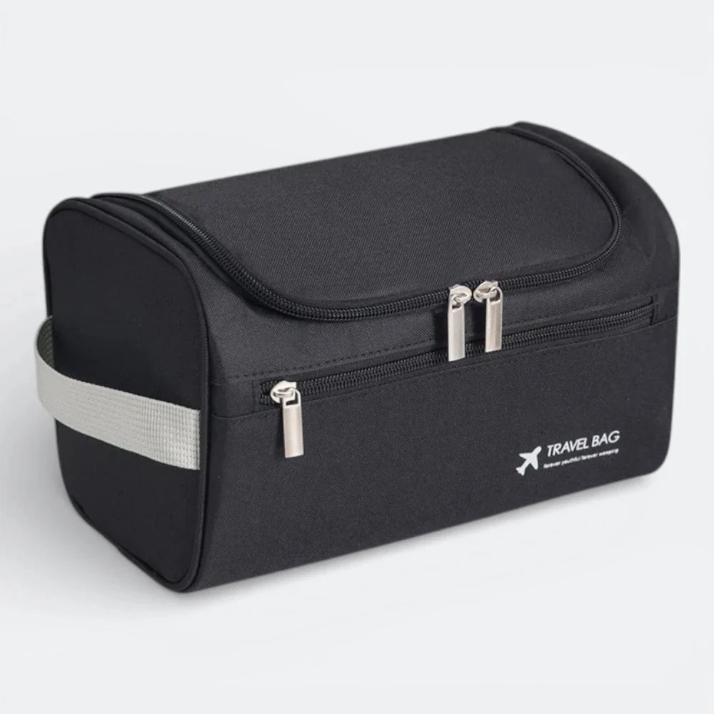 Grande Trousse de Toilette de Voyage Noir Charbon - | AïtaVia