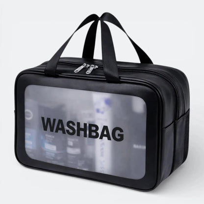 Grande Trousse de Toilette Transparente Noir Profond - | AïtaVia