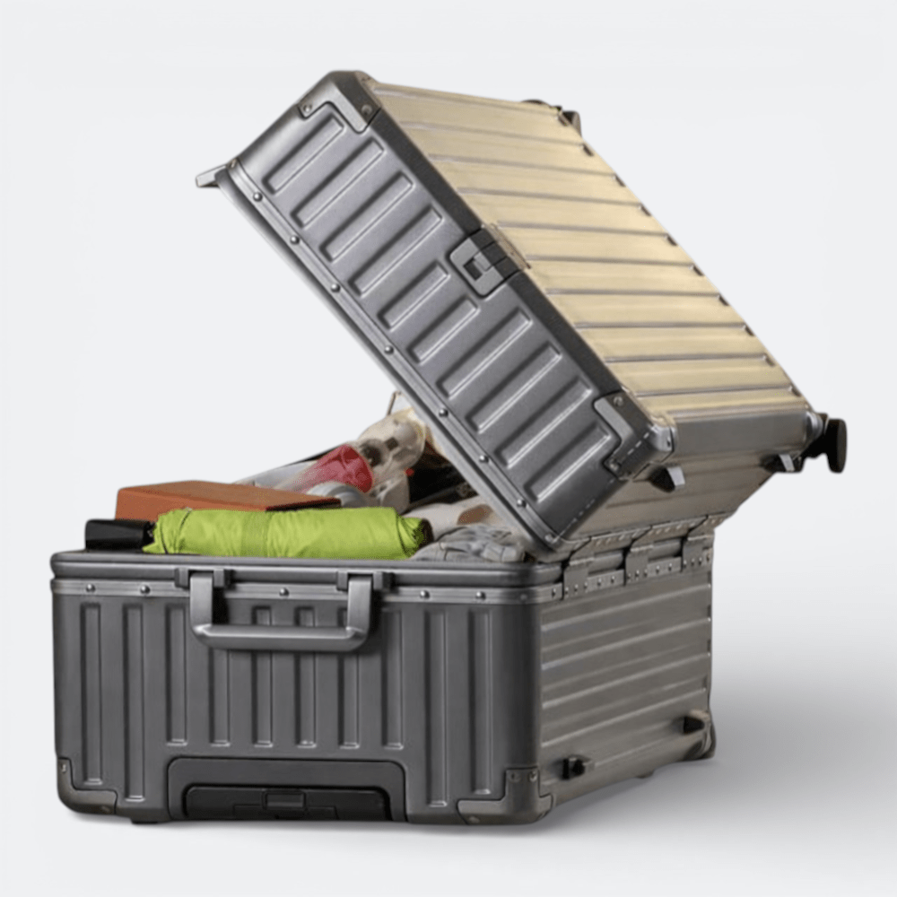 Grande Valise Rigides à Roues Pivotantes Vert Profond - | AïtaVia