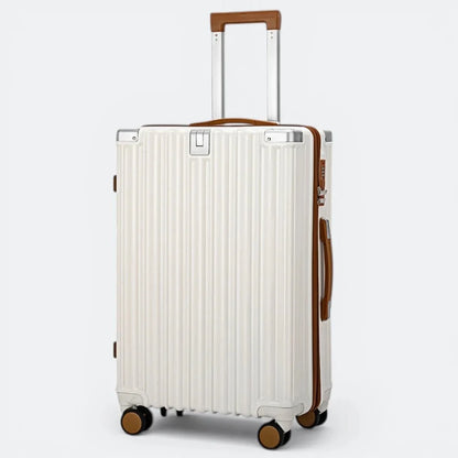 Grande Valise Solide Blanc Ivoire - | AïtaVia