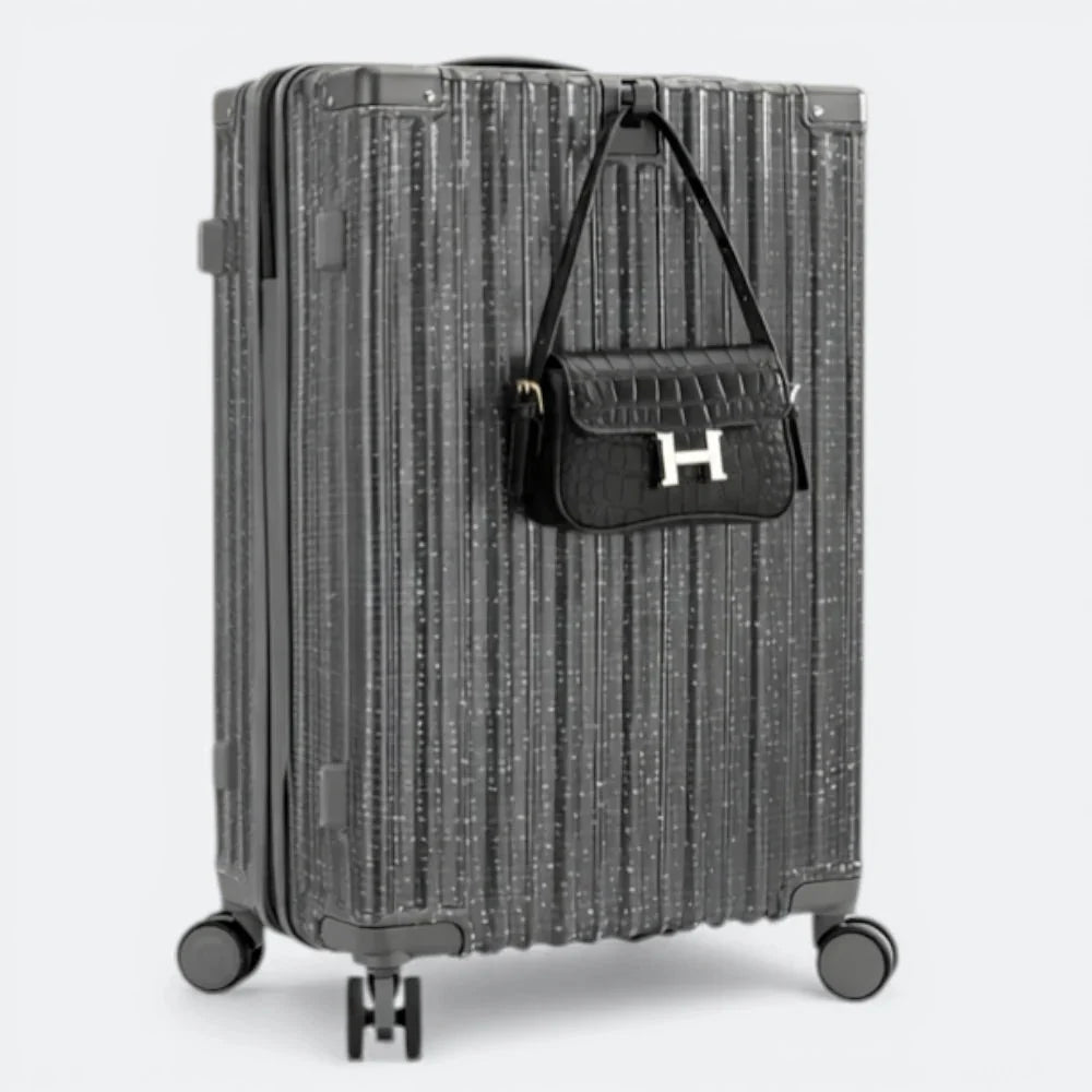 Grande Valise Solide Blanc Ivoire - | AïtaVia