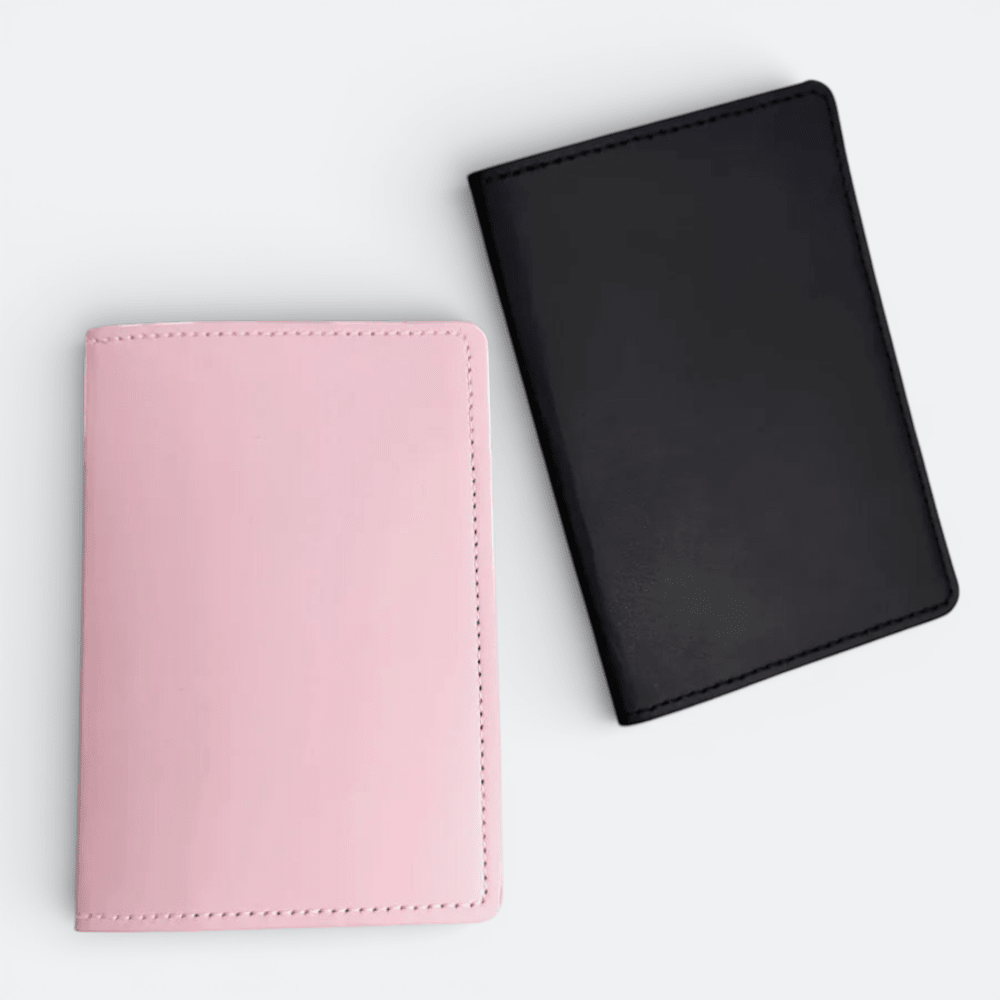 Housse de Passeport Noir / Rose - | AïtaVia