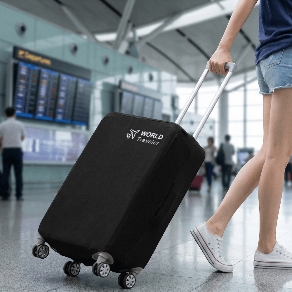 Housse de Protection pour Valise Bleu Indigo - | AïtaVia