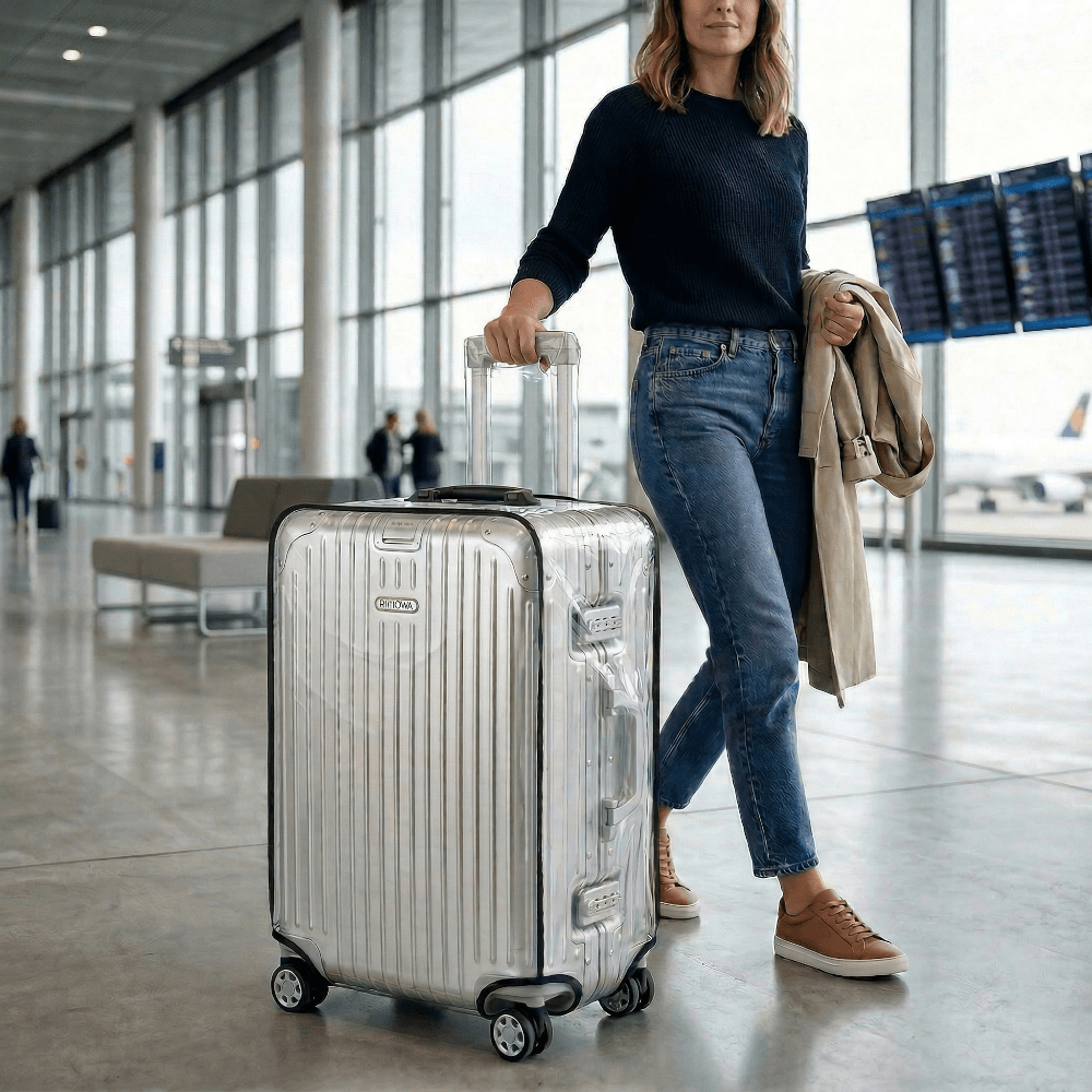 Housse Protection Valise Transparente 47 x 31 x 21 cm - | AïtaVia