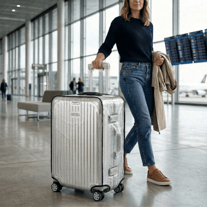 Housse Protection Valise Transparente 47 x 31 x 21 cm - | AïtaVia